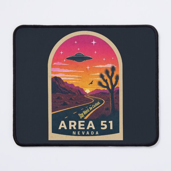 Item preview, Area 51 Patch with UFO and Sunset designed and sold by Wild-Neptune.