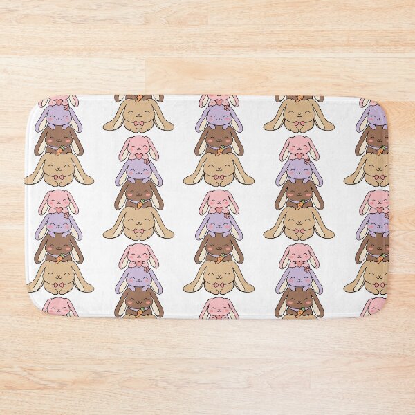 Item preview, Kawaii Bunny Stack – Cute Pastel Rabbit Collection designed and sold by AliveStyle.