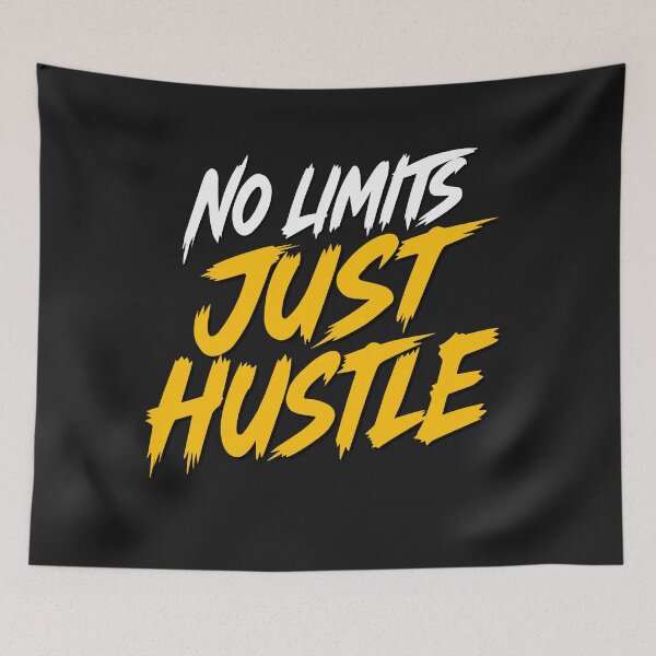 Item preview, no limits just hustle designed and sold by Doni29.