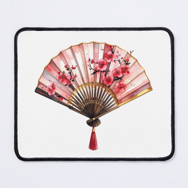 Item preview, Japanese Folding Fan Cherry Blossom designed and sold by BetweenForms.