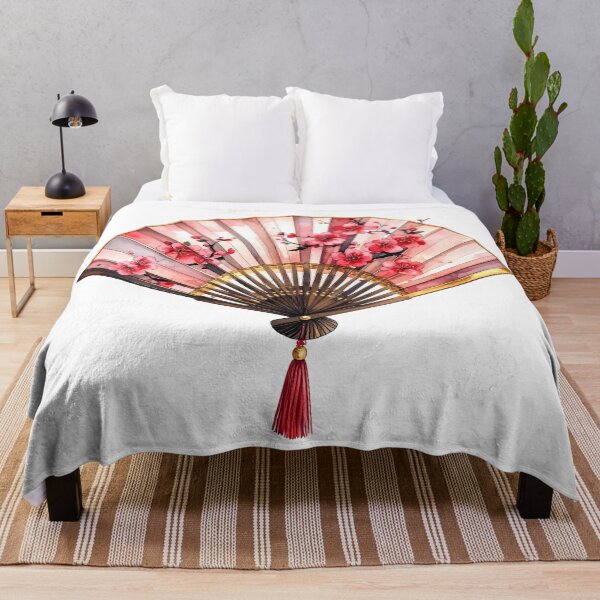 Item preview, Japanese Folding Fan Cherry Blossom designed and sold by BetweenForms.