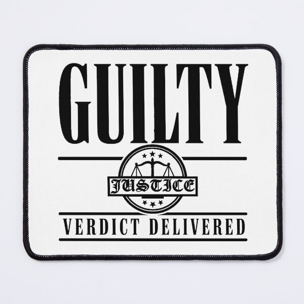 Item preview, guilty verdict delivered justice designed and sold by OCD_JESSICA.