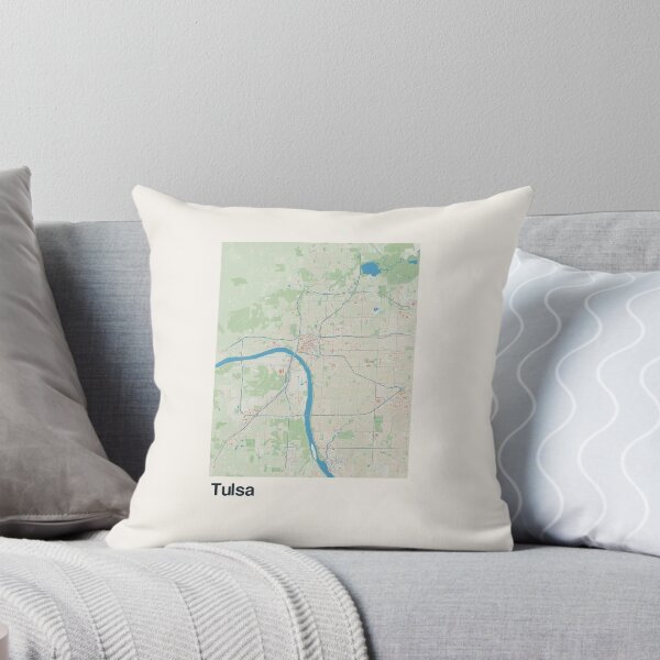 Item preview, Tulsa Minimalistic Map Art designed and sold by MapsNerd.