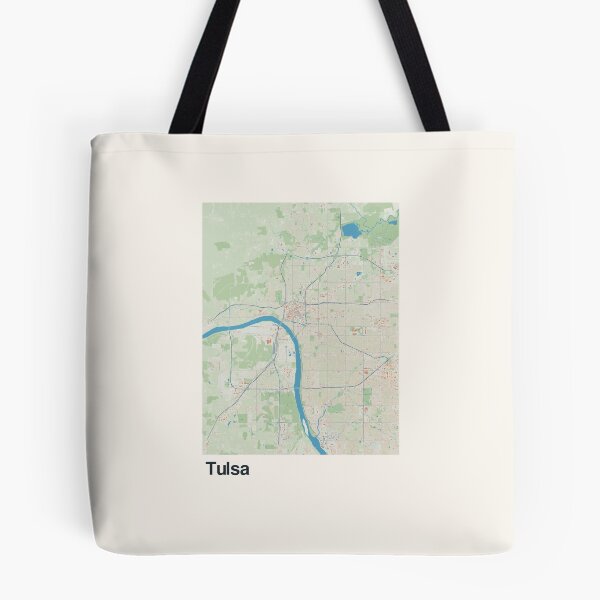Item preview, Tulsa Minimalistic Map Art designed and sold by MapsNerd.