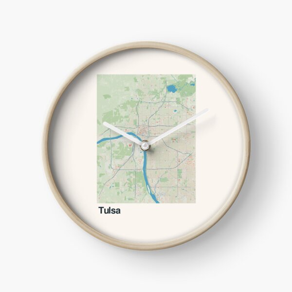 Item preview, Tulsa Minimalistic Map Art designed and sold by MapsNerd.