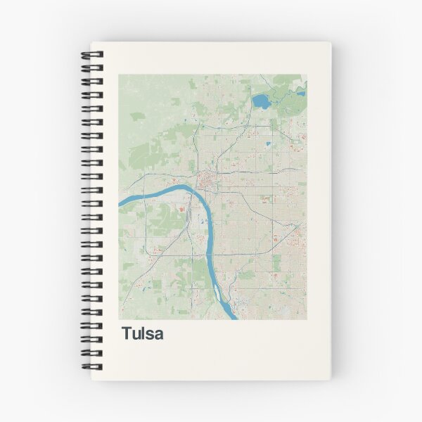 Item preview, Tulsa Minimalistic Map Art designed and sold by MapsNerd.