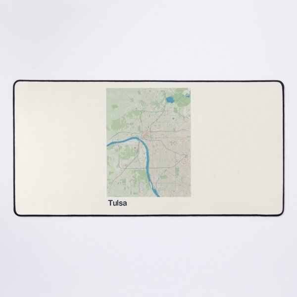 Item preview, Tulsa Minimalistic Map Art designed and sold by MapsNerd.