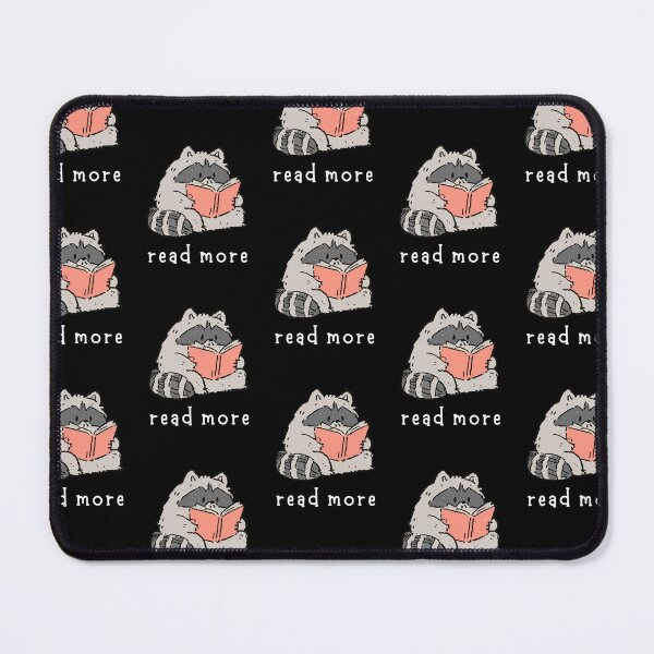 Item preview, Read More Cute Raccoon Bookworm | Wholesome Cozy Book Lover Art designed and sold by kuwagatamushi.