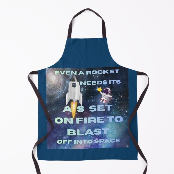 Item preview, Even A Rocket Needs Its A.s Set On Fire To Blast Off Into Space-Funny Motivational Space Quote designed and sold by MarthaPlace.