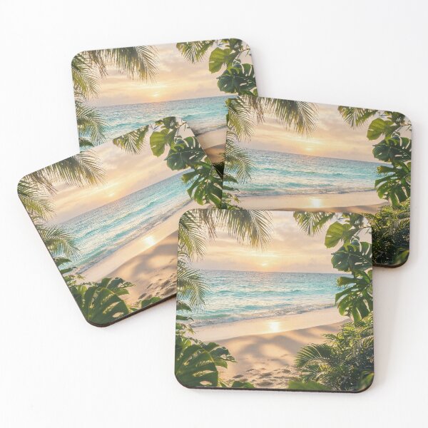 Item preview, Paradise Beach Tropical Ocean Escape designed and sold by PrintBreeze.
