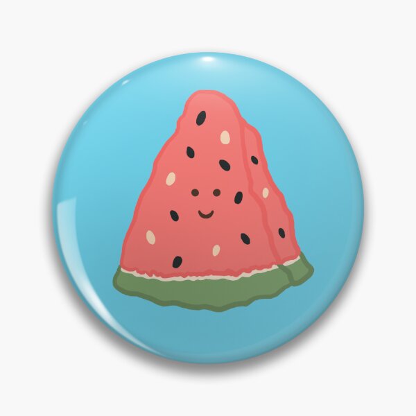 Item preview, Kawaii Summer Watermelon Sticker designed and sold by happyplumMD.