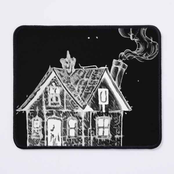 Item preview, Haunted Cottage | Gothic Haunted House Illustration designed and sold by Marianarcezar.