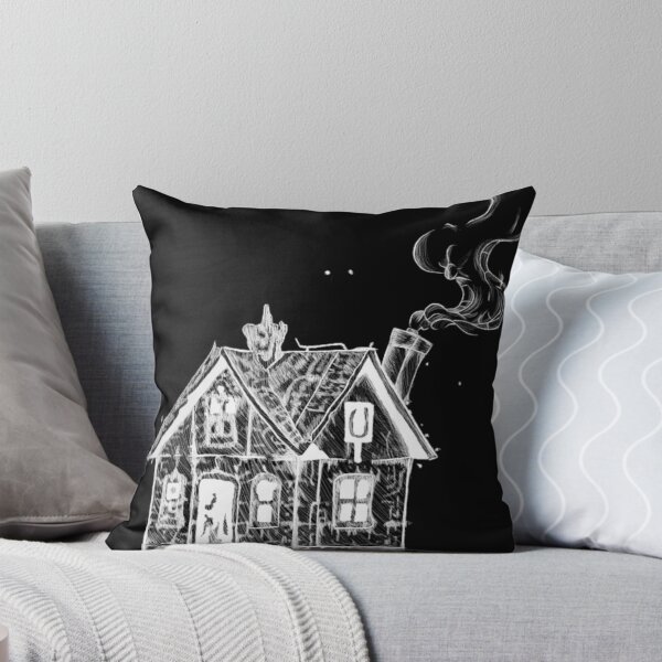 Item preview, Haunted Cottage | Gothic Haunted House Illustration designed and sold by Marianarcezar.