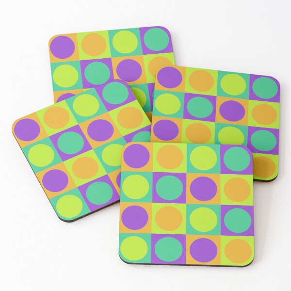 Item preview, Geometric Design - Orange, Yellow, Cyan, Purple designed and sold by AndysTeeShop.