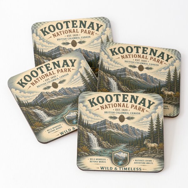 Item preview, Vintage Kootenay National Park Canada Adventure designed and sold by T-Motive.