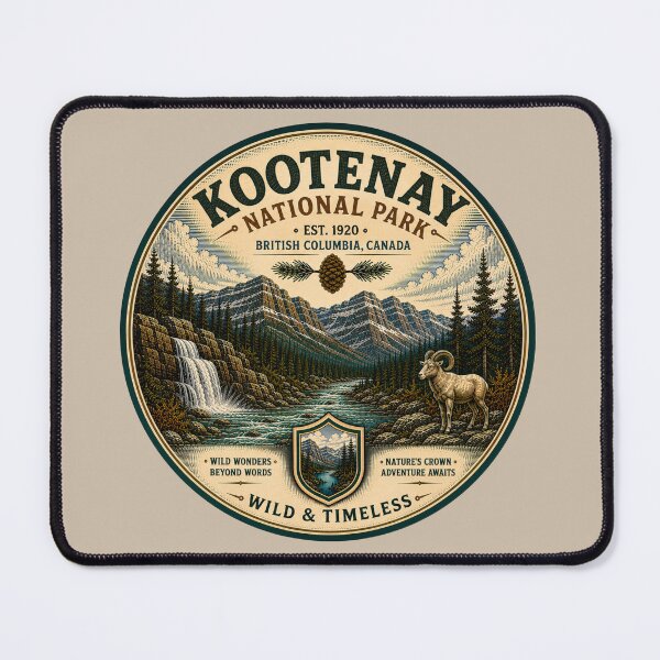 Item preview, Vintage Kootenay National Park Canada Adventure designed and sold by T-Motive.