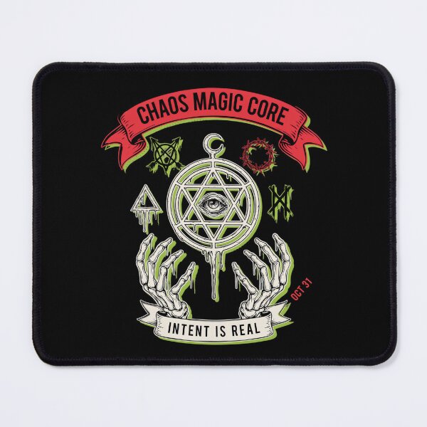 Item preview, Chaos Magic T-Shirt | Intent Is Real Occult Symbol Halloween Graphic Tee v2 designed and sold by DarylWelsh2024.