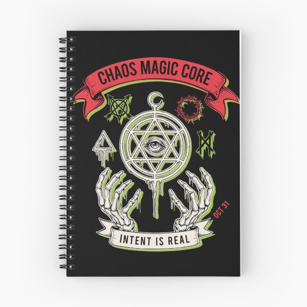 Item preview, Chaos Magic T-Shirt | Intent Is Real Occult Symbol Halloween Graphic Tee v2 designed and sold by DarylWelsh2024.