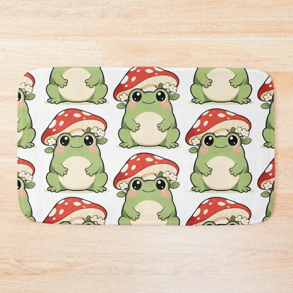 Item preview, Cute Frog In A Mushroom Hat Illustration designed and sold by The Mellonaire.