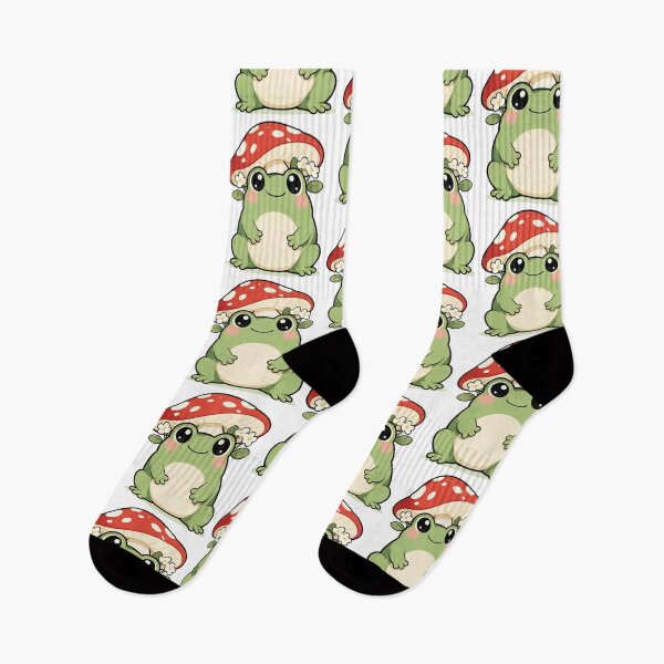 Item preview, Cute Frog In A Mushroom Hat Illustration designed and sold by The Mellonaire.