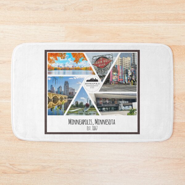 Item preview, Minneapolis Minnesota  image collage designed and sold by SmyrnaBuffalo.