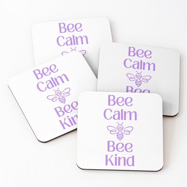 Item preview, Bee Calm Bee Kind - Lavender  designed and sold by CraftyBrandyBoutique.