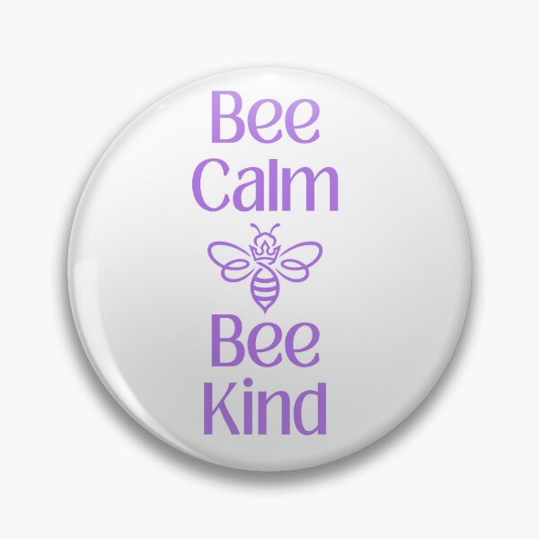 Item preview, Bee Calm Bee Kind - Lavender  designed and sold by CraftyBrandyBoutique.