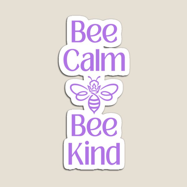 Item preview, Bee Calm Bee Kind - Lavender  designed and sold by CraftyBrandyBoutique.