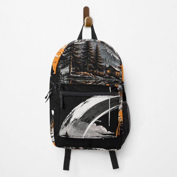 Item preview, Moonlit mountain reflection designed and sold by urbanshop7.