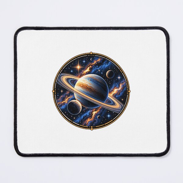 Item preview, Cosmic Ringed Planet – Colorful Space Universe Circular Design designed and sold by apex.vibe.