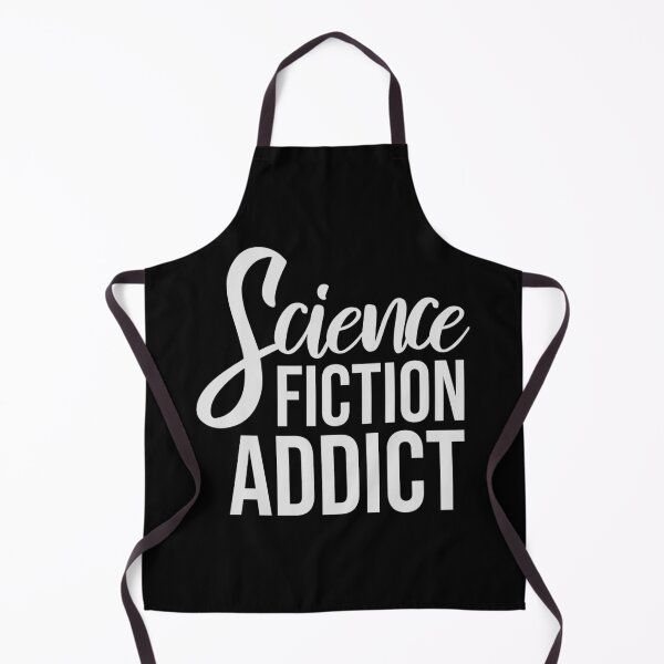 Item preview, Science Fiction Addict Sci Fi Geek Nerd Quote Logo designed and sold by shirt-o-mat.
