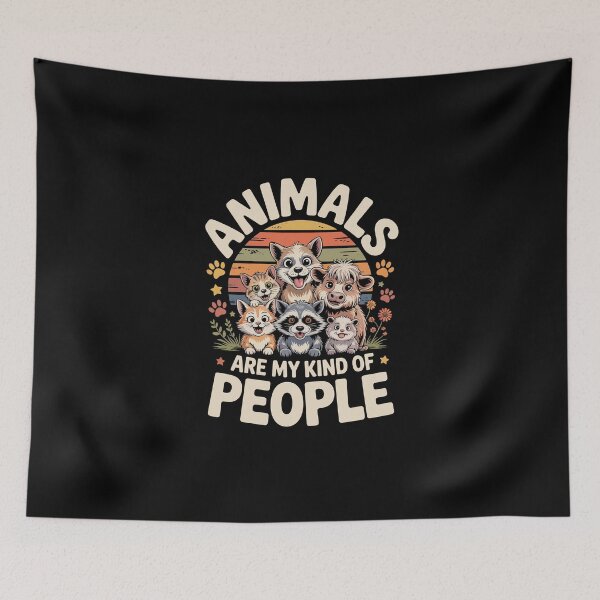 Item preview, ANIMALS ARE MY KIND OF PEOPLE designed and sold by jkrphoto.