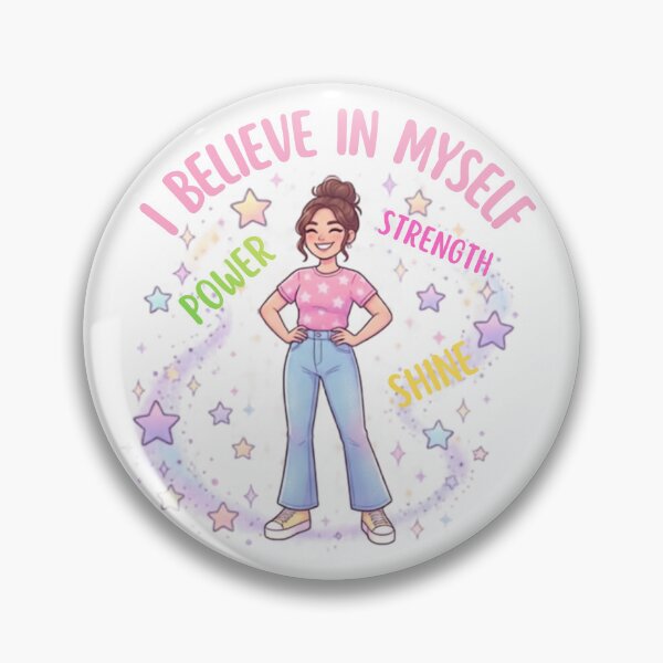 Item preview, I Believe In Myself Self Love Girl Power Stars Graphic designed and sold by adlkh.