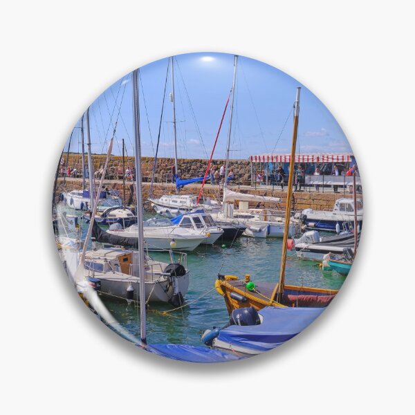 Item preview, North Berwick Harbour full of Colourful Yachts designed and sold by Violaman.