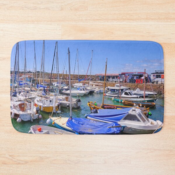 Item preview, North Berwick Harbour full of Colourful Yachts designed and sold by Violaman.