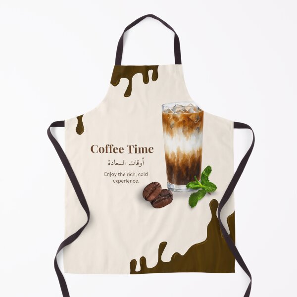 Item preview, Iced Coffee Time Arabic Quotes Design designed and sold by SoukaArtStore.