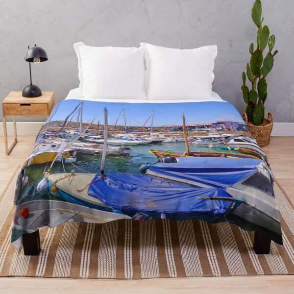 Item preview, North Berwick Harbour full of Colourful Yachts designed and sold by Violaman.