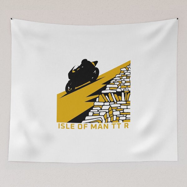 Item preview, Isle of Man TT Mountain Course Rider Silhouette Graphic designed and sold by KiwiRider.