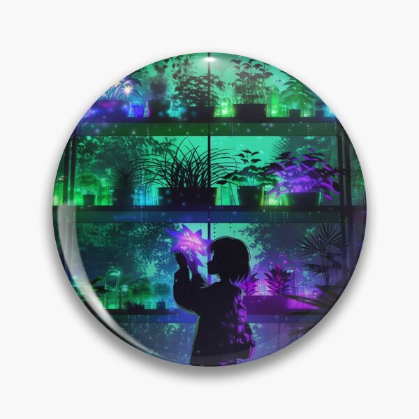 Item preview, Futuristic Botanical Lab Pixel Art designed and sold by NijiWorld.