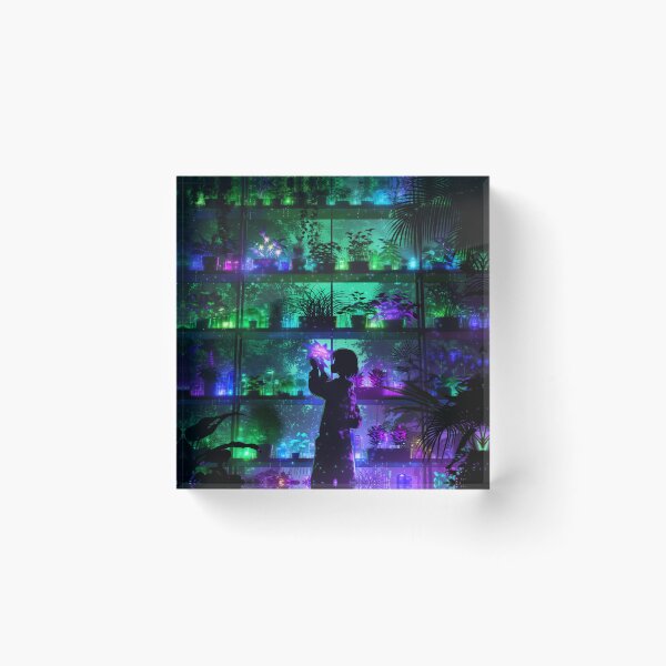 Item preview, Futuristic Botanical Lab Pixel Art designed and sold by NijiWorld.