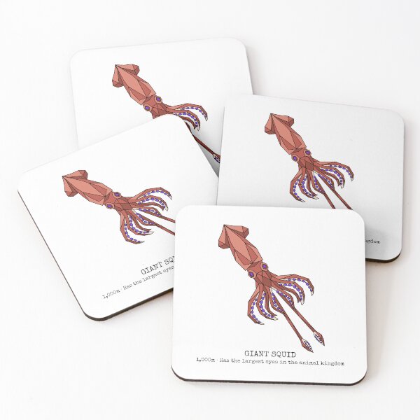 Item preview, Geometric Giant Squid designed and sold by AnimalsKnowAll.