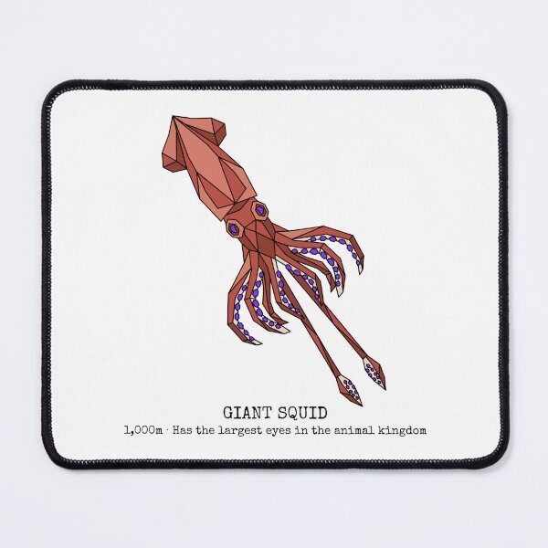 Item preview, Geometric Giant Squid designed and sold by AnimalsKnowAll.