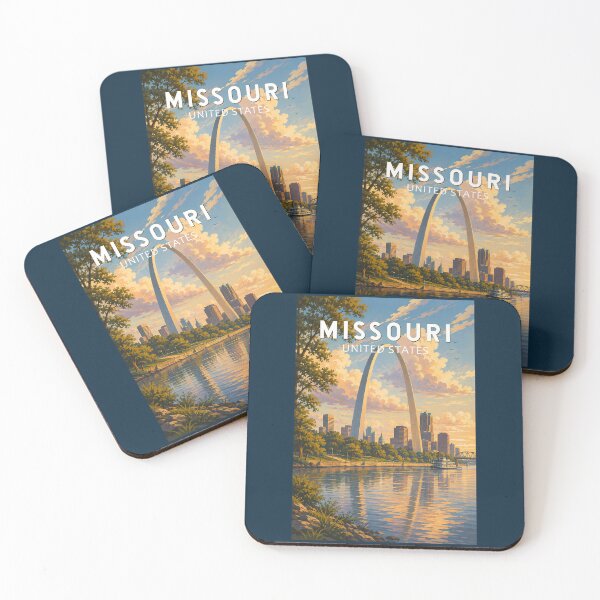 Item preview, Missouri Illustration Travel Art Vintage designed and sold by KrisSidDesigns.