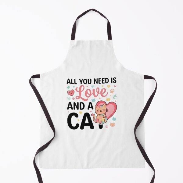 Item preview, All You Need Is Love And A Cat - Cute Cat Quote designed and sold by PrintforDesign.