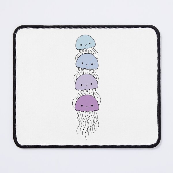 Item preview, Kawaii Jellyfish Stack – Cute Pastel Ocean Collection designed and sold by AliveStyle.