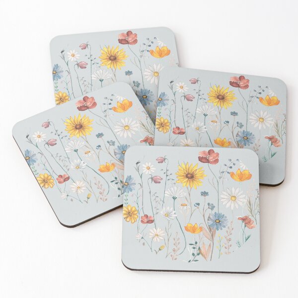 Item preview, Autumn Antique Color Wildflowers  designed and sold by 247DesignStudio.