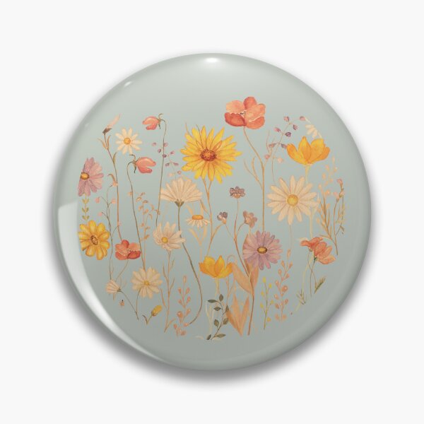Artikelvorschau, Herbstliche Vintage-Wildblumen (Duoton) entworfen und verkauft von 247DesignStudio.