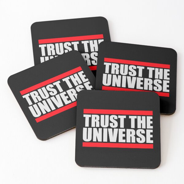 Item preview, Trust The Universe Spiritual Positivity Quote Logo designed and sold by shirt-o-mat.