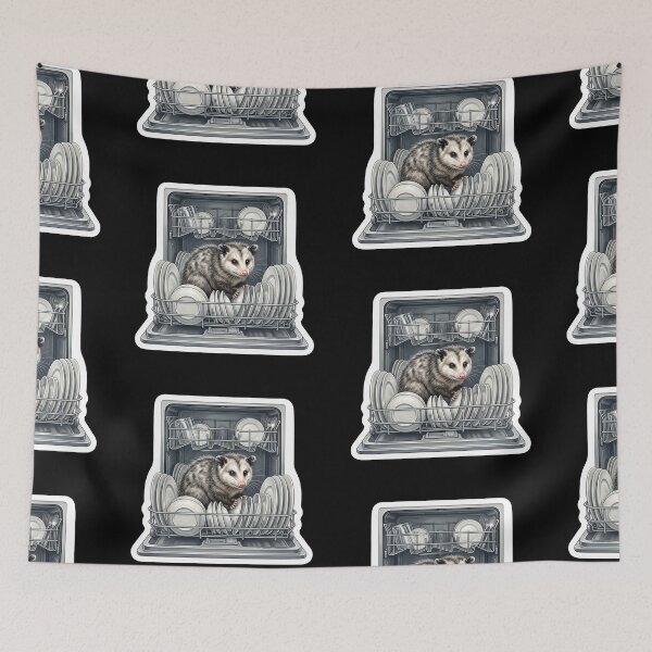 Item preview, Dishwasher Possum designed and sold by raspeed.