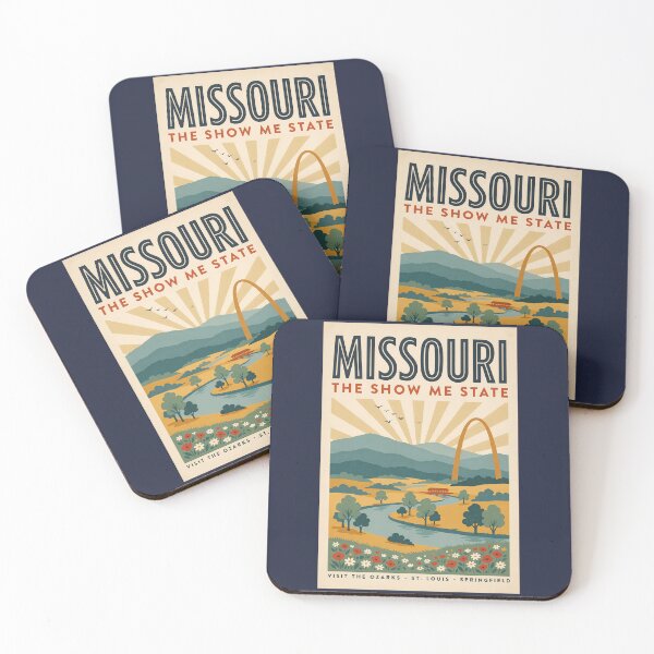 Item preview, Missouri Gateway Arch Illustration Travel Art Vintage designed and sold by KrisSidDesigns.